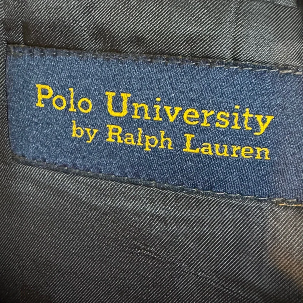Polo University by Ralph Lauren Mens Navy Blue Pure Wool Blazer Sport Coat 48R
